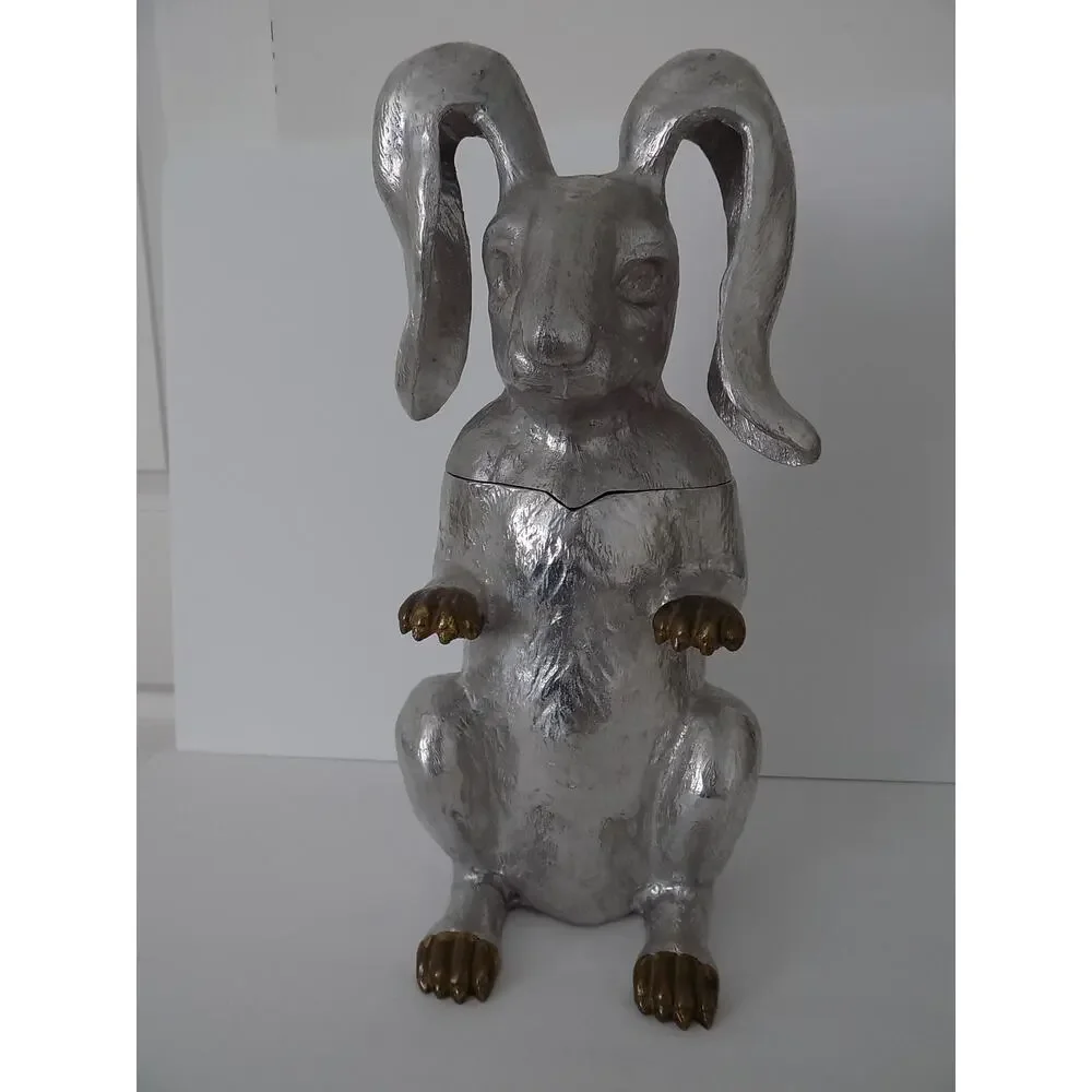 Vintage Arthur Court Rabbit wine cooler wine bucket chiller 1986